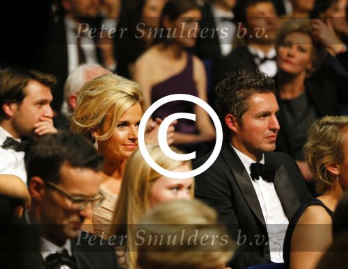 Amsterdam 16 december 2014
Sportman van het jaar verkiezing in de RAI.
Pieter v d Hoogenband met zijn nieuwe vriendin Marie Jose Krooijmans