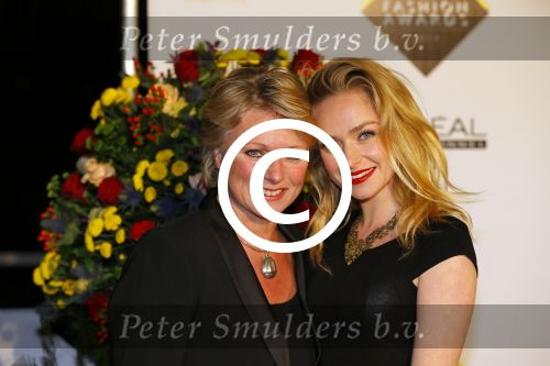 Amsterdam 9 december 2014
Grazia Style awards uitreiking in vondelpark CS.
Pip Pellens met moeder
