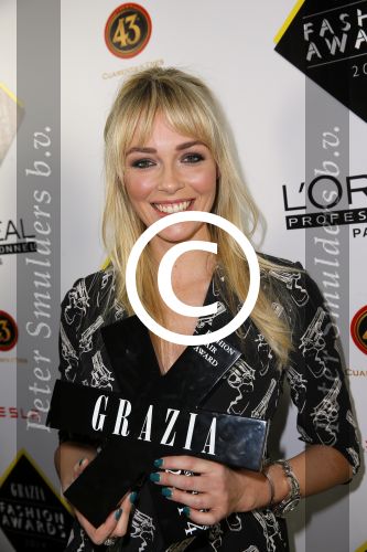 Amsterdam 9 december 2014
Grazia Style awards uitreiking in vondelpark CS. Renate Verbaan en Fred v Leer