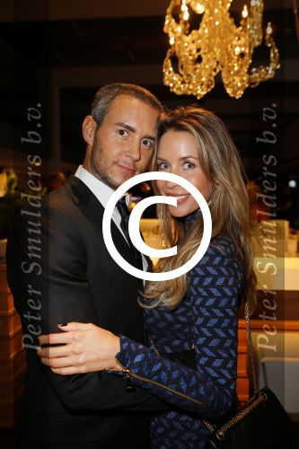 Amsterdam 11 december 2014
Luxery fair vip avond in de RAI. Renee Vervoorn met Guy v d Reijden
