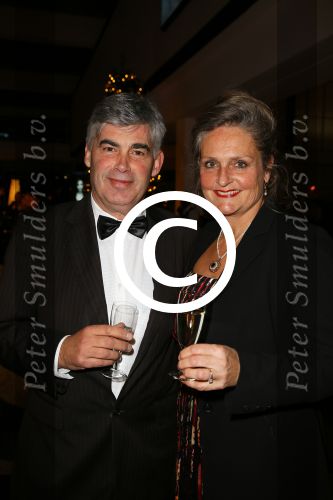 Amsterdam 11 december 2014
Luxery fair vip avond in de RAI. Rob Oudkerk met zijn vrouw