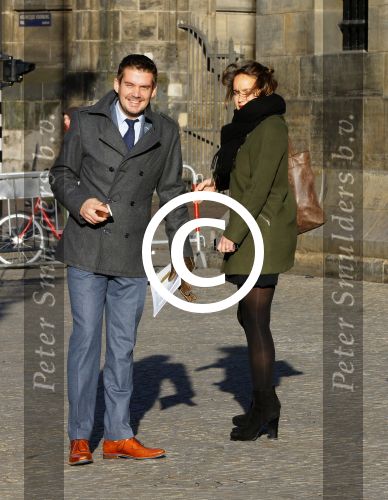 Amsterdam 10 december 2014
Ruben Nicolai met een kennis bij het paleis op de dam.