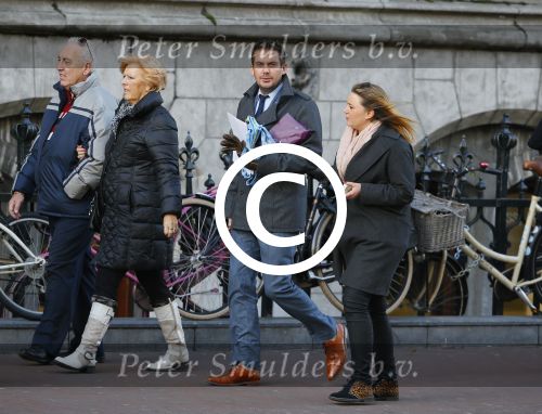 Amsterdam 10 december 2014
Ruben Nicolai met een kennis bij het paleis op de dam.