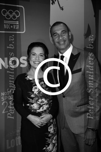 Amsterdam 16 december 2014
Sportman van het jaar verkiezing in de RAI.
Ruud Gullit met Dione de Graaf