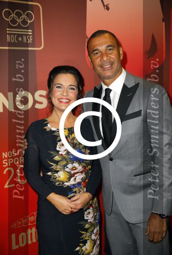 Amsterdam 16 december 2014
Sportman van het jaar verkiezing in de RAI.
Ruud Gullit met Dione de Graaf