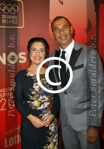 Amsterdam 16 december 2014
Sportman van het jaar verkiezing in de RAI.
Ruud Gullit met Dione de Graaf