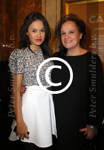 Amsterdam 18 december 2014
Premiere kerst circus in Carre.
Sandra Brood met dochter