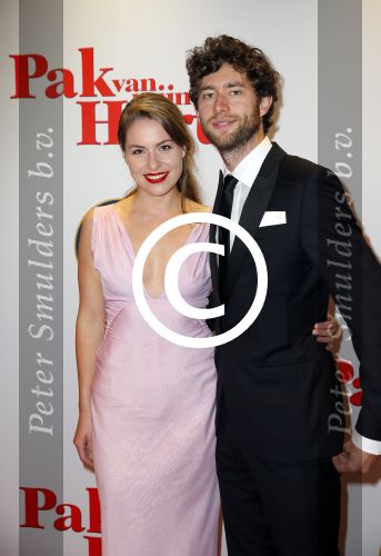 Hilversum 27 oktober 2014
Premiere film pak van mijn hart van Kees v Nieuwkerk. sanne Langelaar met vriend david Lucieer