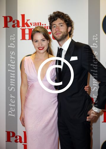 Hilversum 27 oktober 2014
Premiere film pak van mijn hart van Kees v Nieuwkerk. sanne Langelaar met vriend david Lucieer