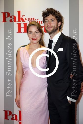 Hilversum 27 oktober 2014
Premiere film pak van mijn hart van Kees v Nieuwkerk. sanne Langelaar met vriend david Lucieer