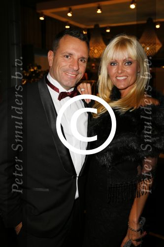 Amsterdam 11 december 2014
Luxery fair vip avond in de RAI. Sophia de Boer met haar man Erik Kwant