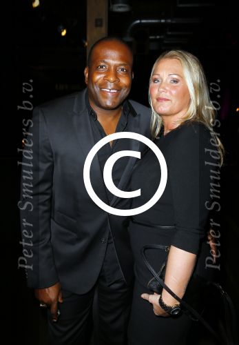 Amsterdam 15 november 2014
Life After Football (LAF) beurs in de Harbour Club. Stanley Menzo met vrouw