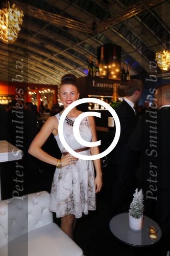 Amsterdam 11 december 2014
Luxery fair vip avond in de RAI. Stella Koedam met Ncky en modellen van haar