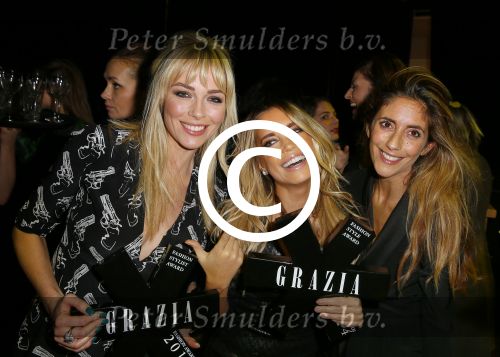 Amsterdam 9 december 2014
Grazia Style awards uitreiking in vondelpark CS.
Sylvie Meis met Danie Bles en Renate Verbaan