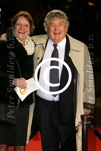 Utrecht 8 december 2014
Mr Pieter v Vollenhoven viert samen met zijn familie ,Prinses Margriet Prins Maurits Prinses Marilene Prins Bernhard Jr. Prinses Annette Prins Floris Prinses Aimee Prins Pieter Christiaan en Prinses Anita zijn 75e verjaardag in het Beatrix theater.