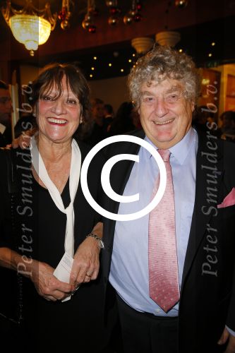 Amsterdam 18 december 2014
Premiere kerst circus in Carre.
Tonny Eyk met zijn vrouw