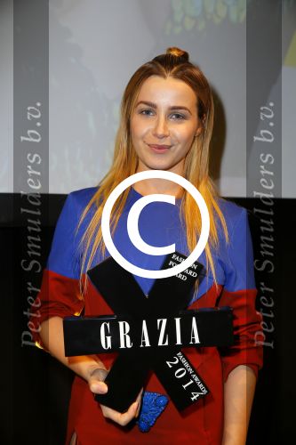 Amsterdam 9 december 2014
Grazia Style awards uitreiking in vondelpark CS.
VICTORIA KOBLENKO