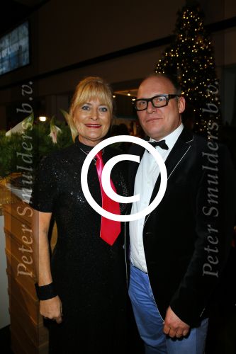 Amsterdam 11 december 2014
Luxery fair vip avond in de RAI. Vivian Boelen met een vriend