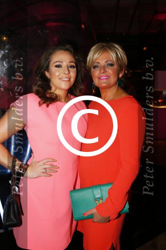 Amsterdam 28 november 2015 
Orange babies gala in Amsterdam.
Caroline Tensen met dochter Lotte Wisse