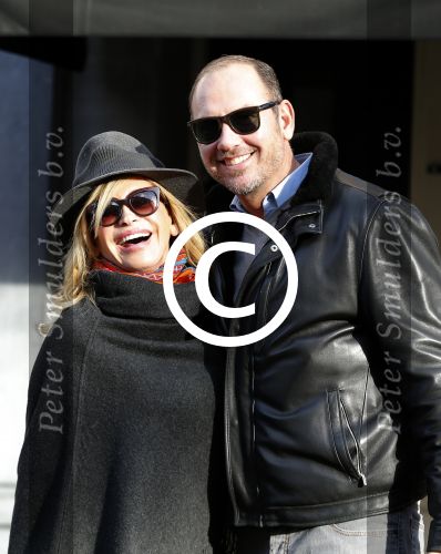 Amsterdam 28 november 2015 
Connie Breukhoven met vriend Eugene v Dun op de cornelis schuytstraat