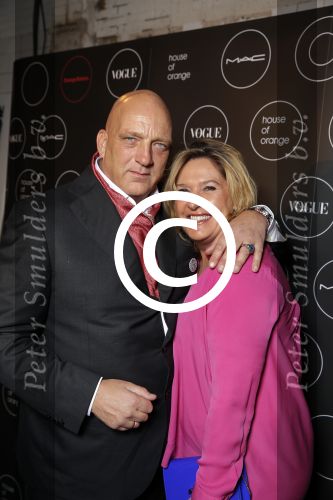 Amsterdam 28 november 2015 
Orange babies gala in Amsterdam.
Herman den Blijker met zijn vrouw
