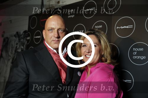 Amsterdam 28 november 2015 
Orange babies gala in Amsterdam.
Herman den Blijker met zijn vrouw