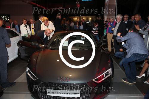 Tilburg, 14 November 2015
Presentatie Humberto Tan bij Van Mossel voor de nieuwe Audi R8