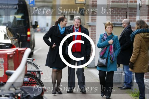 Amsterdam 23 november 2015 
Irene v d Laar stapt uit taxi.5 jaar nieuwe de la mar en 15 jaar de joop en Janine v d Ende foundation. Jacques Senf met vrouw