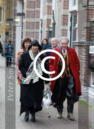 Amsterdam 23 november 2015 
Irene v d Laar stapt uit taxi.5 jaar nieuwe de la mar en 15 jaar de joop en Janine v d Ende foundation. Jan Jansen met zijn vrouw