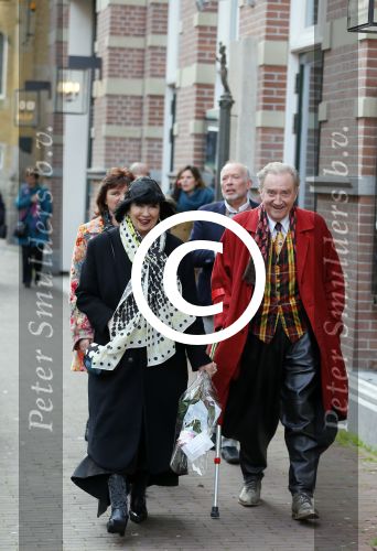 Amsterdam 23 november 2015 
Irene v d Laar stapt uit taxi.5 jaar nieuwe de la mar en 15 jaar de joop en Janine v d Ende foundation. Jan Jansen met zijn vrouw