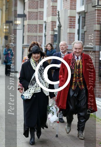 Amsterdam 23 november 2015 
Irene v d Laar stapt uit taxi.5 jaar nieuwe de la mar en 15 jaar de joop en Janine v d Ende foundation. Jan Jansen met zijn vrouw