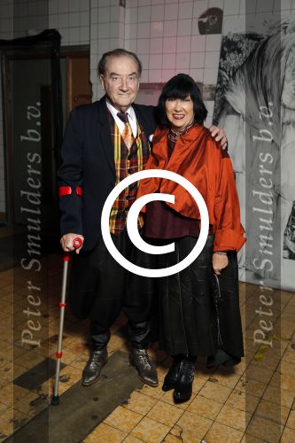 Amsterdam 28 november 2015 
Orange babies gala in Amsterdam. Jan Jansen met vrouw