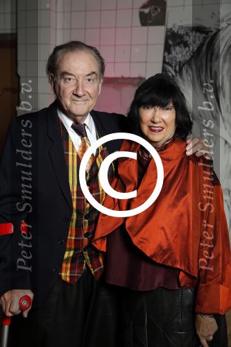 Amsterdam 28 november 2015 
Orange babies gala in Amsterdam. Jan Jansen met vrouw