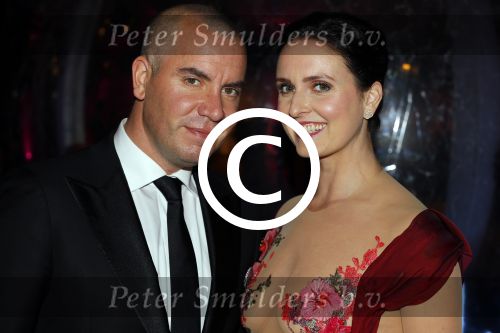 Amsterdam 28 november 2015 
Orange babies gala in Amsterdam.
Jeroen v Koningsbrugge met zijn vrouw Marie Claire Witlox