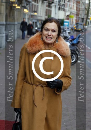 Amsterdam 23 november 2015 
Irene v d Laar stapt uit taxi.5 jaar nieuwe de la mar en 15 jaar de joop en Janine v d Ende foundation. Liz Snoiijnk
