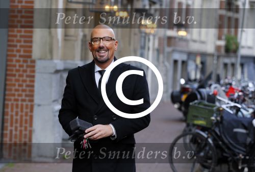 Amsterdam 23 november 2015
Maik de Boer op zijn vespa scooter op straat