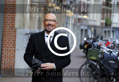Amsterdam 23 november 2015
Maik de Boer op zijn vespa scooter op straat