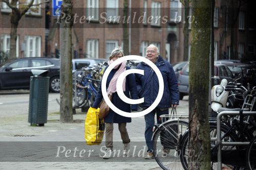 Amsterdam 27 november 2015
Rob v d Meeberg met zijn vrouw op straat