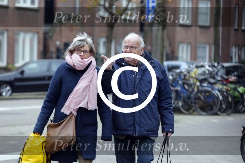 Amsterdam 27 november 2015
Rob v d Meeberg met zijn vrouw op straat