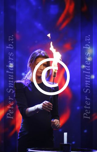 Aalsmeer 20 november 2015
Sabia Boulahrouz zwanger in het programma Mindmasters van SBS6
