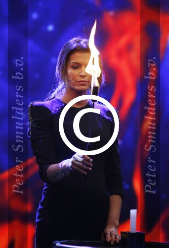 Aalsmeer 20 november 2015
Sabia Boulahrouz zwanger in het programma Mindmasters van SBS6