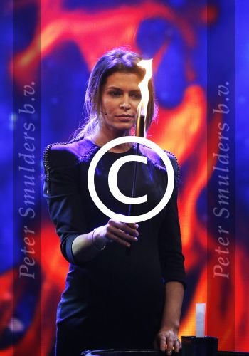 Aalsmeer 20 november 2015
Sabia Boulahrouz zwanger in het programma Mindmasters van SBS6
