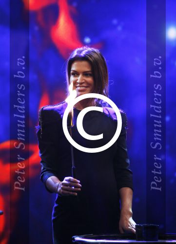 Aalsmeer 20 november 2015
Sabia Boulahrouz zwanger in het programma Mindmasters van SBS6