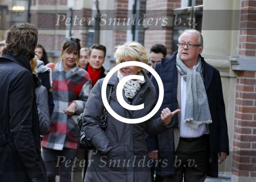 Amsterdam 23 november 2015 
Irene v d Laar stapt uit taxi.5 jaar nieuwe de la mar en 15 jaar de joop en Janine v d Ende foundation. Simone Kleinsma met Guus Verstraete