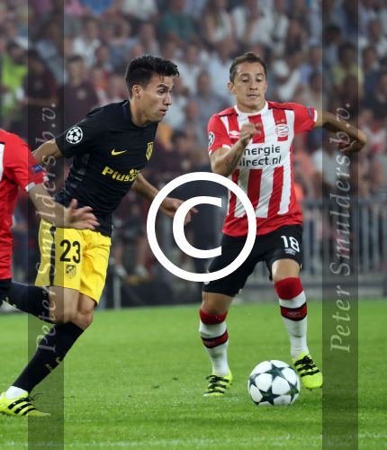 Eindhoven, 13 September 2016
PSV-Atletico Madrid, eindstand 0-1 
Eerste wedstrijd voorronde CL Seizoen 2016-2017
Andres Guardado
