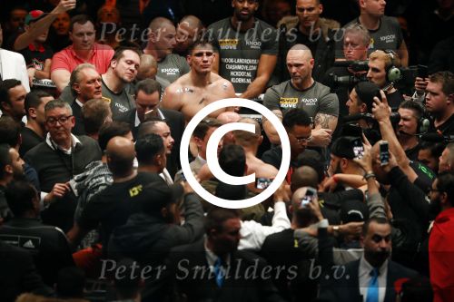 Oberhausen 10 december 2016
Rico Verhoeven wint zijn gevecht met Badr Hari tijdens de GLORY COLLISION in Oberhausen.