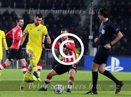 Eindhoven, 6 December 2016 Laatse groepswedstrijd in de Champions League Seizoen 2016/2017 PSV-FC Rostov, eindstand 0-0 en uitschakeling voor het gehele Europese Voetbal.
Bart Ramselaar