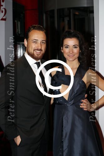 Amsterdam 28 november 2016
Premiere Soof 2 in de la mar theater. 
Birgit Schuurman met haar man