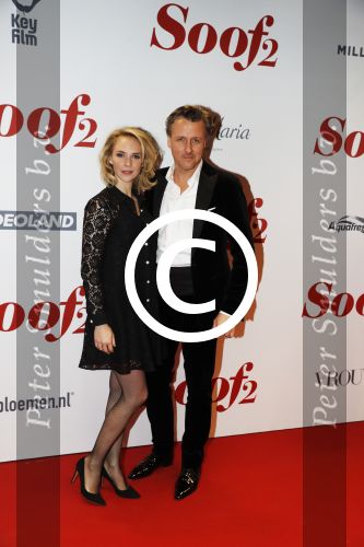 Amsterdam 28 november 2016
Premiere Soof 2 in de la mar theater. 
Bracha van Doesburg en partner Daan Schuurmans