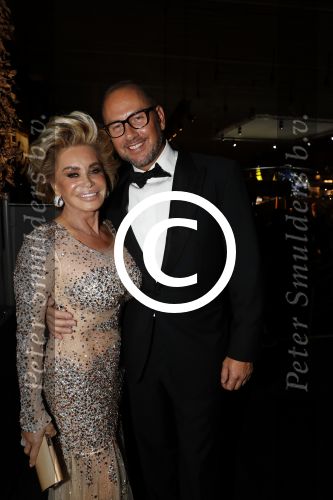 Amsterdam 8 december 2016
15e luxury fair in de RAI. 
Connie Witteman met vriend Eugene v Dun
